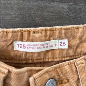 Levi's Tan Corduroy Classic Style Zip Fly Pants